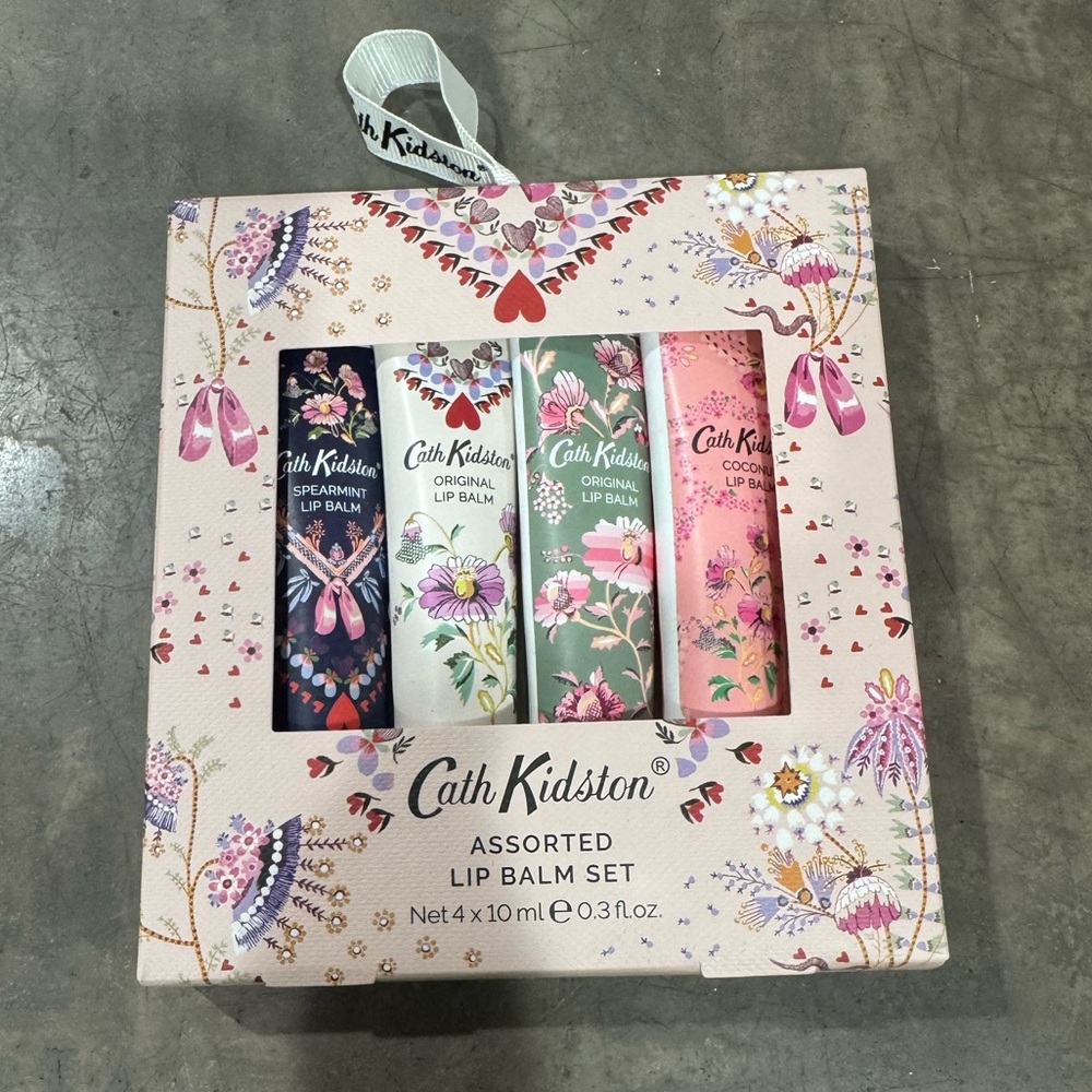 Cath Kidston set of 4 Floral Lip Balm Collection/ I’ve got other colors as well!